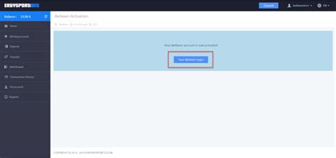 Betkeen Login.